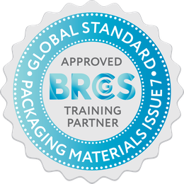 ตรา BRCGS Approved Training Partner สำหรับมาตรฐาน Global Standard Packaging Materials Issue 7