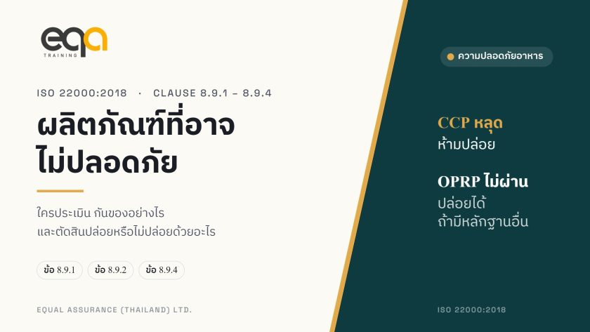 ภาพปกบทความ ผลิตภัณฑ์ที่อาจไม่ปลอดภัย โดย Equal Assurance (Thailand)